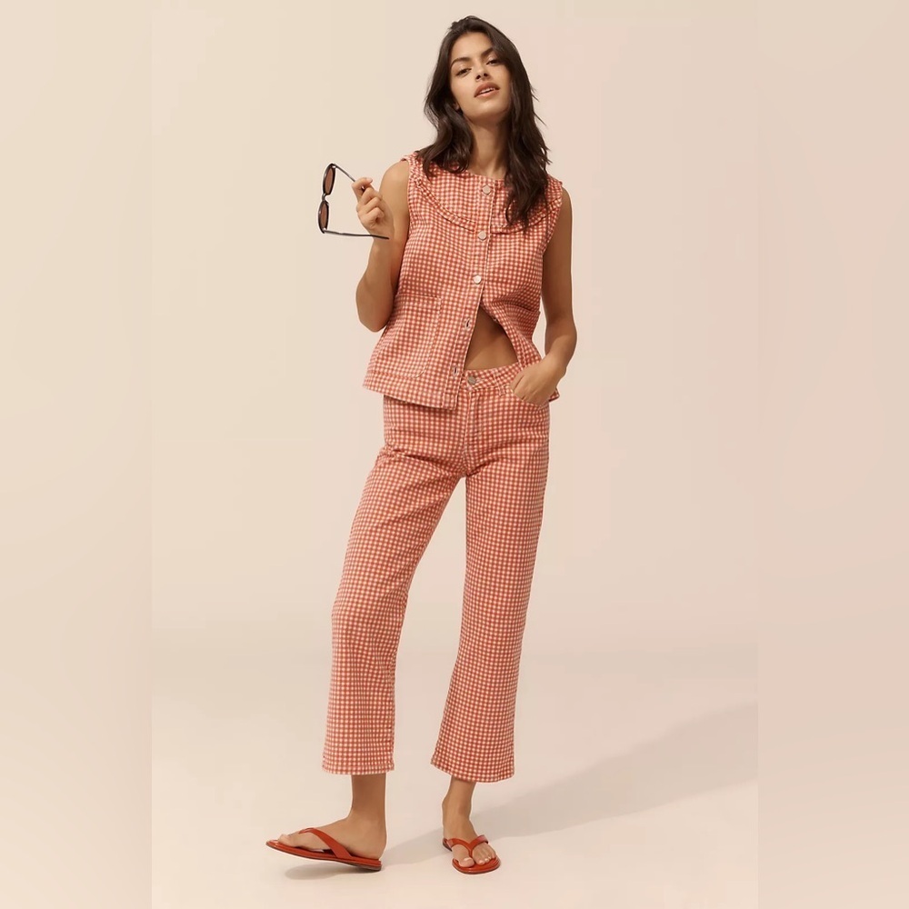 NWT! Anthropologie Damson Madder Kenny Kick-Flare Crop Jeans - Size 2 & 14🦉